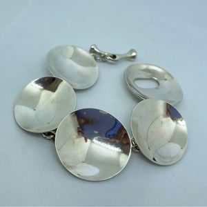 RLM Studios Sterling Concave Disc Bracelet